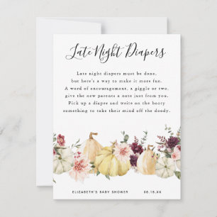 Late Night Diapers Baby Shower Game