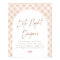 Late Night Diapers Gingham Cutie Pie Baby Shower