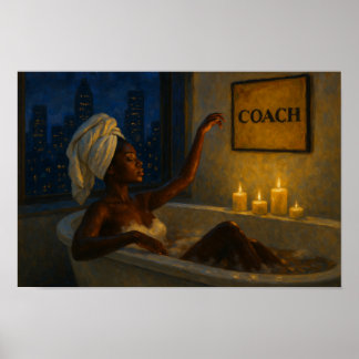 Late Night Luxury Relaxation Poster