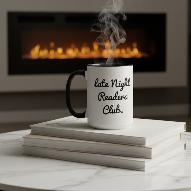 Late Night Readers Club Coffee Tea Mug (Creator Uploaded)