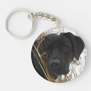 Late Season Hunt - Black Lab - Labrador Keychain