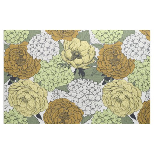 Late spring garden 2 fabric