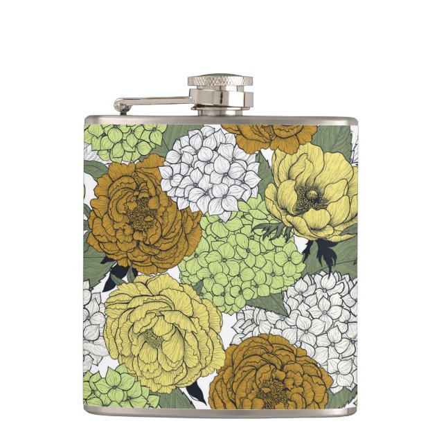 Late spring garden 2 flask (Front)