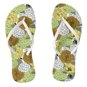 Late spring garden 2 flip flops