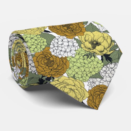 Late spring garden 2 neck tie