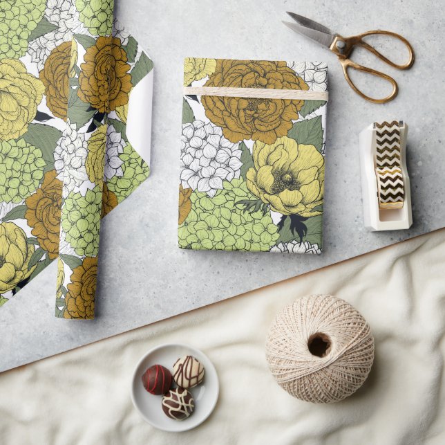 Late spring garden 2 wrapping paper (Crafts)