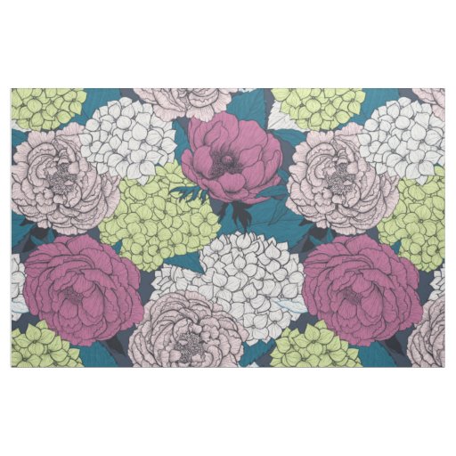 Late spring garden fabric