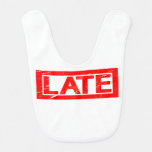 Late Stamp Baby Bib