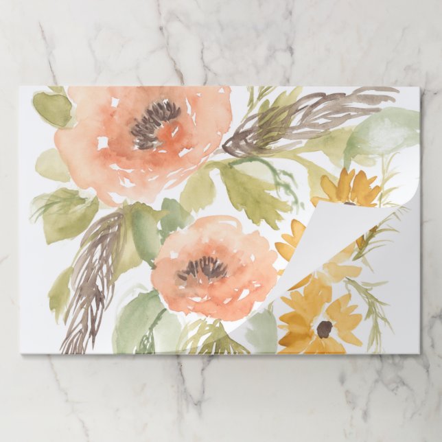 Late Summer Flowers I Paper Pad (Folded)