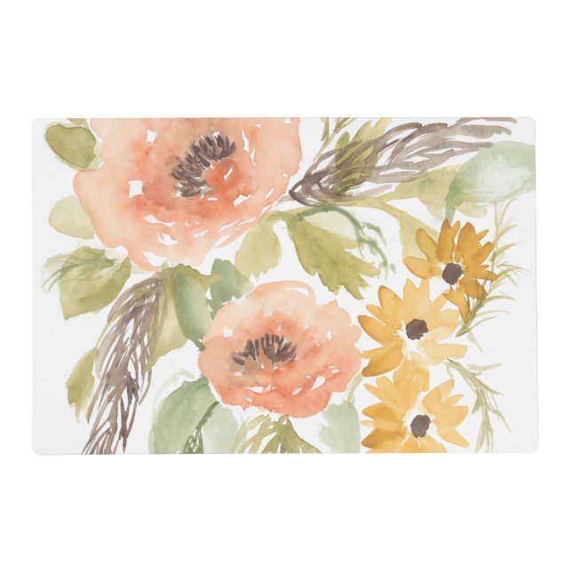 Late Summer Flowers I Placemat (Front)