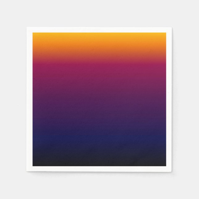 Late Sunset Napkins (Front)