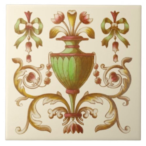 Late Victorian Neoclassical c1900 Reproduction Tile
