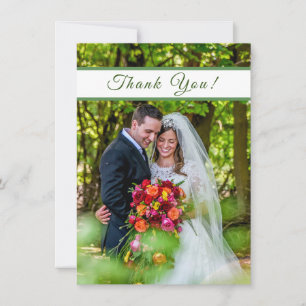 Late Wedding Thank You Card