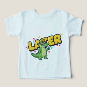 Later Alligator – Cool Cartoon Gator Toddler T-shirt