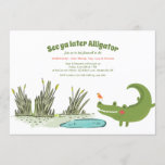 Later Alligator Going Away Party Invitation