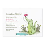 Later Alligator Going Away Party Invitation Later Alligator Going Away Party Invitation