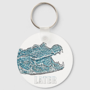 Later Alligator  Keychain