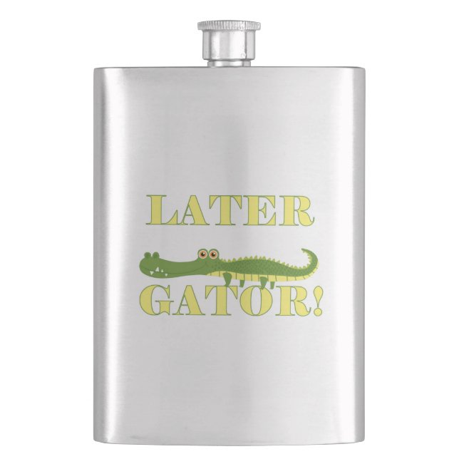 Later Gator Flask (Front)