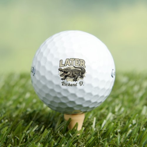 Later Gator Golf Balls - Alligator Callaway Gift