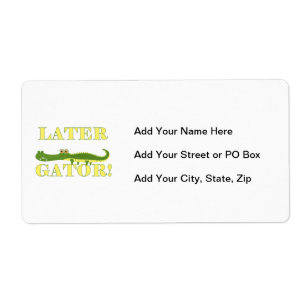 Later Gator Label