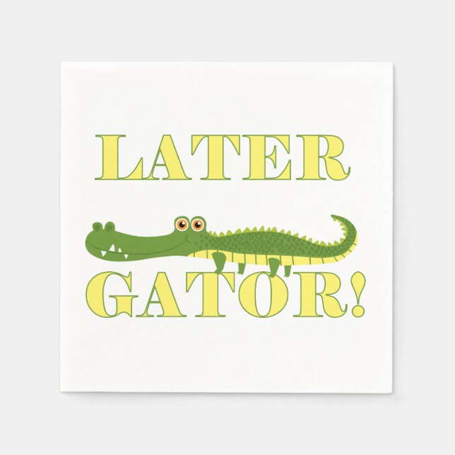 Later Gator Napkins (Front)