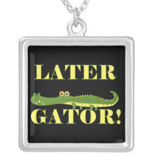 Later Gator Silver Plated Necklace