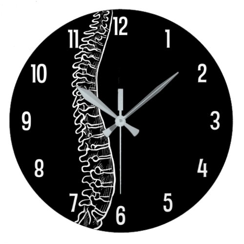 Lateral Spine Chiropractor Acrylic Wall Clock