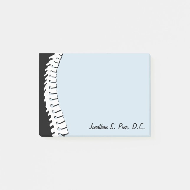 Lateral Spine Personalized Post-It Notes (Front)