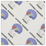 Lateral Thinker Inside Brain Geek Humor Fabric
