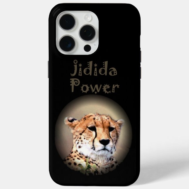 Latest Amazing Beautiful Cheetah  Power Marks Case-Mate iPhone Case (Back)