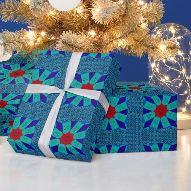 Latest Amazing Egyptian  Feminine Design Color Wrapping Paper (Holidays)