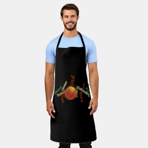 Latest Basketball Summer Home Party Time Apron