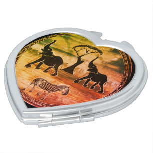 Latest Beautiful Kenya Safari Compact Mirror
