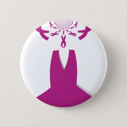 Latest Breast Cancer Awareness Ribbon Button