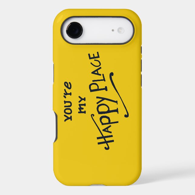 Latest  Christmas Happy Place Case-Mate iPhone Case (Back)