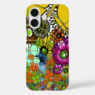 Latest Colorful Amazing Floral Pattern Design Art iPhone 16 Case