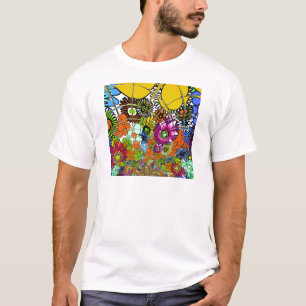 Latest Colorful Amazing Floral Pattern Design Art T-Shirt