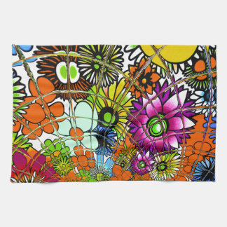 Latest Colorful Amazing Floral Pattern Design Art Towel