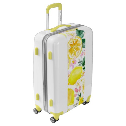 Latest colorful lemonade floral travelling ideas  luggage