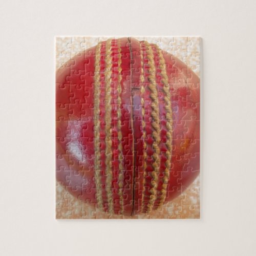 Latest Cricket Red Ball Jigsaw Puzzle