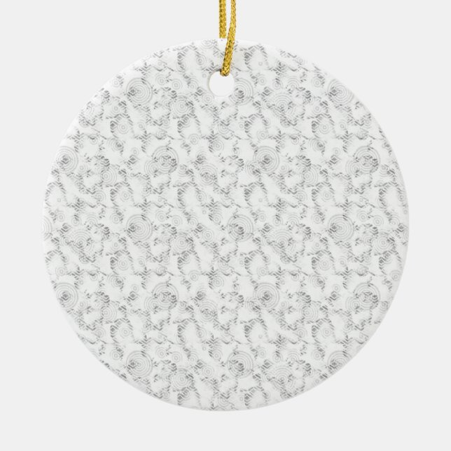 Latest Custom TextLogo Ceramic Ornament (Front)