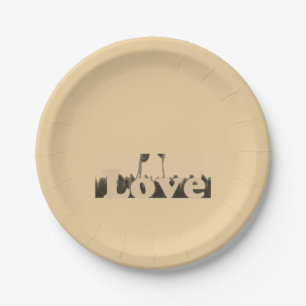 Latest Cute Nice & Lovely Party compassion Heart Paper Plates