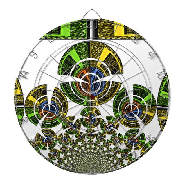 Latest edgy African Maasai Tribal culture pattern  Dart Board (Front)