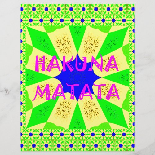 Latest Hakuna Matata Beautiful Amazing Design Colo