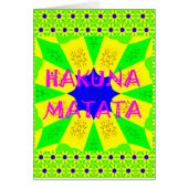 Latest Hakuna Matata Beautiful Amazing Design Colo (Front)