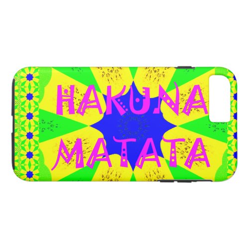 Latest Hakuna Matata Beautiful Amazing Design Colo iPhone 8 Plus7 Plus Case