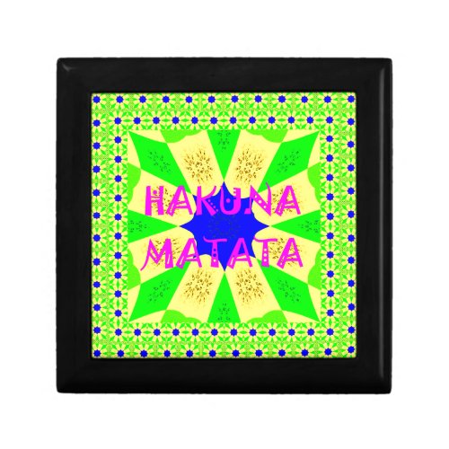 Latest Hakuna Matata Beautiful Amazing Design Colo Gift Box