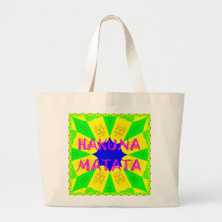 Latest Hakuna Matata Beautiful Amazing Design Colo Large Tote Bag