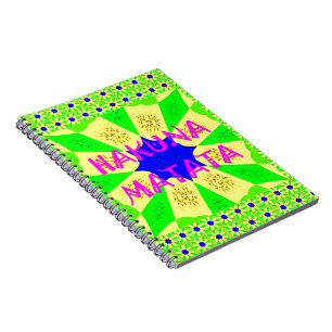 Latest Hakuna Matata Beautiful Amazing Design Colo Notebook