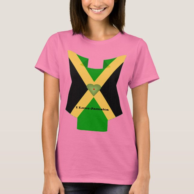 Latest I love Jamaica T-Shirt (Front)